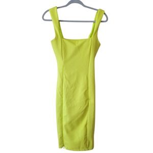 NWT TA3 Squarey in Acid‎ Green Shapewear Pencil Dress Size Large